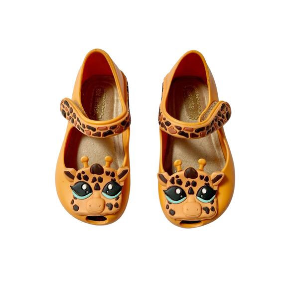 Mini Melissa Giraffe Ballet Flats Size 6 - Picture 1 of 8